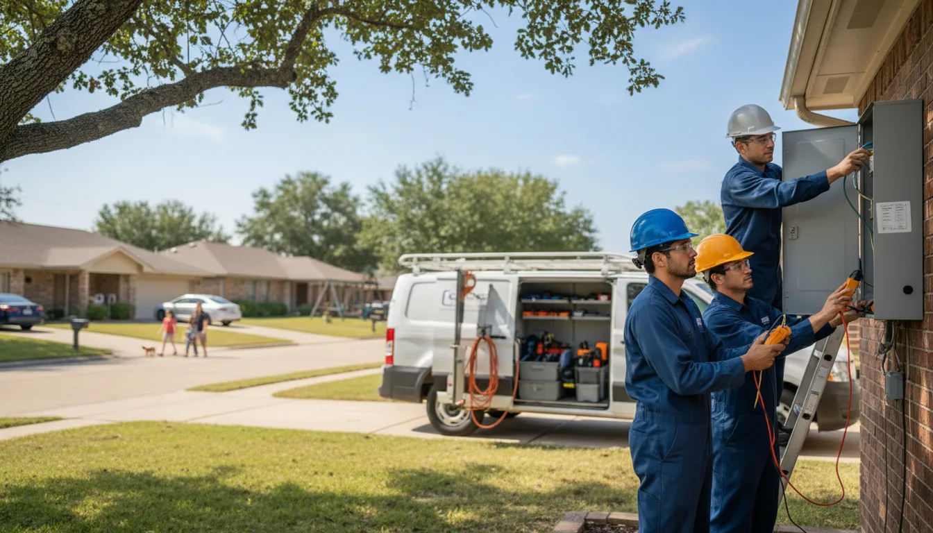 Certified electrician providing emergency electrical services in Heyworth, IL